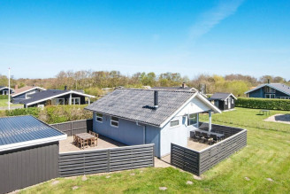 Modern vakantiehuis in Jutland met een privé terras